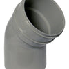 Floplast 110mm PVC-U soil bottom offset bend grey SS435 Olive Grey