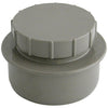 Floplast 110mm PVC-U soil screwed access cap grey SS292 Olive Grey