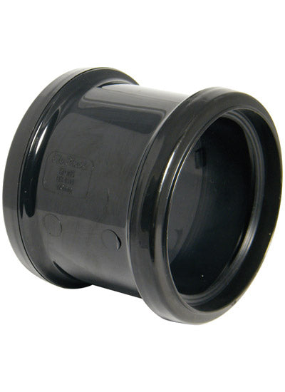 Floplast 110mm soil double socket black SP105