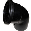 Floplast 110mm- soil- 112.5-degree socket/spigot bend- black SP162