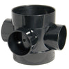 Floplast 110mm soil short boss pipe black SP583BL