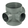 Floplast 110mm soil short boss pipe grey SP583GR