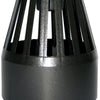 FLOPLAST 110mm Ring Seal Vent Terminal - Black SS302BL