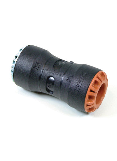 PLASS-ONE 1001C pushfit coupling PE to copper P20mm x CU15mm