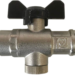 15mm DZR Double Check Valve with Isolating Valve
