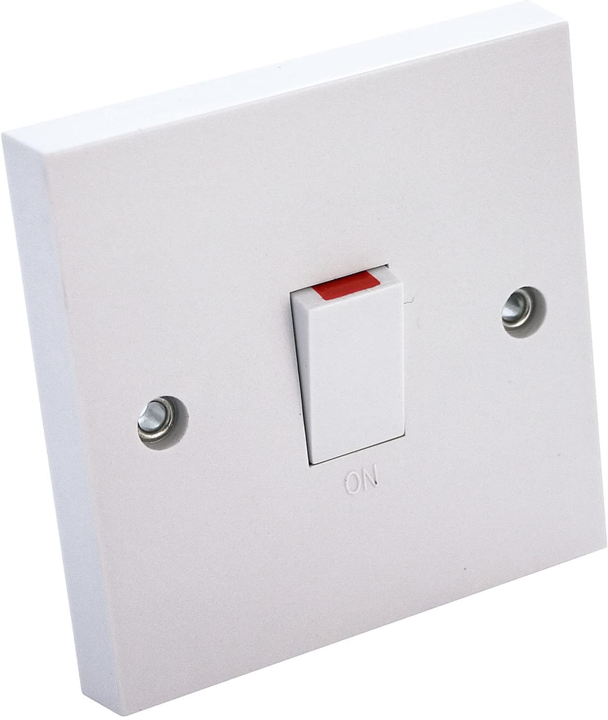 CED CEDS20 White Moulded 20A DP Switch