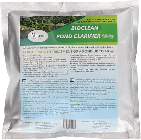 Bioclean Pond Clarifier 250g**100% Natural /GMO-Free