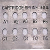 Mixer Tap Cartridge Valve Spline Teeth Finder Gauge Gland Body Measuring Tool