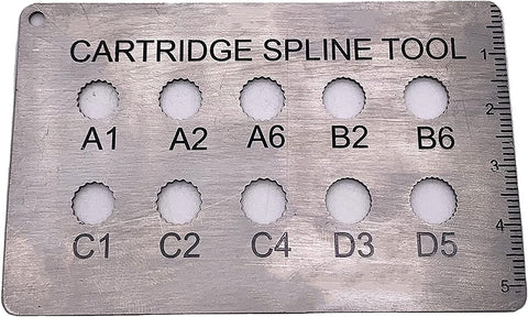 Mixer Tap Cartridge Valve Spline Teeth Finder Gauge Gland Body Measuring Tool