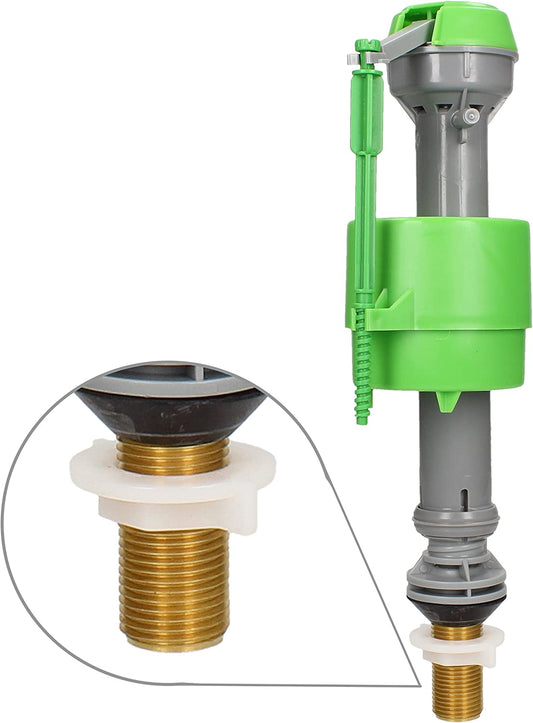 Flushking Adjustable Bottom Entry Fill Valve - Brass Shank (1/2")