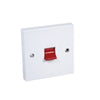 COOKER SWITCH  1 Gang Double Pole 45A