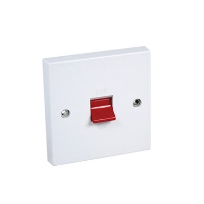 COOKER SWITCH  1 Gang Double Pole 45A