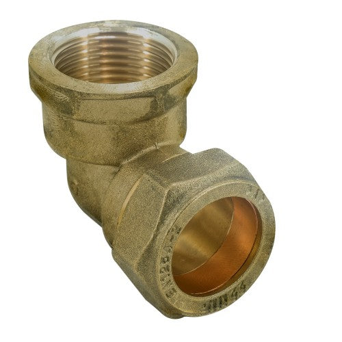 Compression Fittings Elbow 15mm x 1/2 female