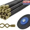 Universal Drain Clean Set (10 x Rods Plunger & Worm)