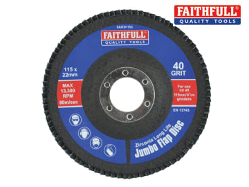 Abrasive Jumbo Flap Disc 115mm Coarse