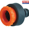 Dual Tap Plastic Tap Hose Connector 1/2 & 3/4in