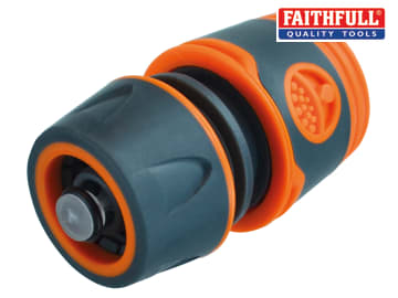Plastic Water Stop Hose Connector 1/2in Female