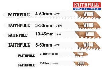 Jigsaw Blade Set of 10 Assorted**Faithfull