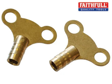 Radiator Keys - Brass (Pack of 2)