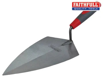 Philadelphia Pattern Brick Trowel Soft Grip Handle 10"