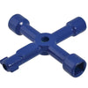 4 Way Radiator Key Meter box Key Bleed Key for Gas Meter Eletcric Cabinet Valve