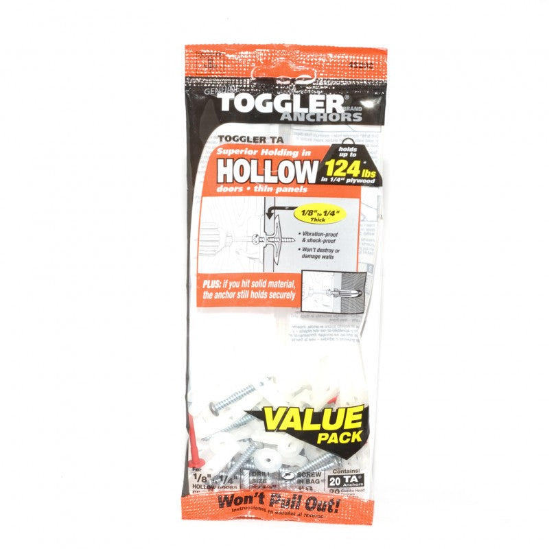 HOLLOW WALL ANCHORS – TOGGLER HOLLOW ANCHORS