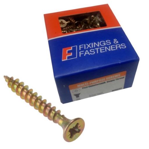 Forgefix FORFFP316Y FFP316Y ForgeFast Pozi Compatible Elite Performance Wood Screw ZY