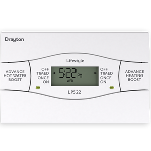 Drayton LP522 LP522 5/2 Day Heating and Hot Water Programmer Channel by Drayton