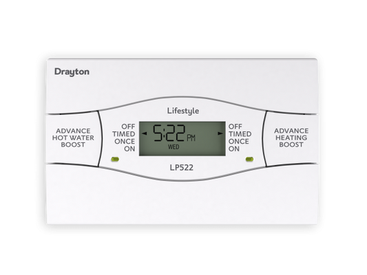 Drayton LP522 LP522 5/2 Day Heating and Hot Water Programmer Channel by Drayton