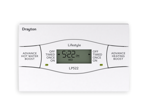 Drayton LP522 LP522 5/2 Day Heating and Hot Water Programmer Channel by Drayton