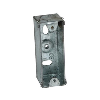 METAL BOX ARCHITRAVE SWITCH SINGLE TO BS4662
