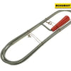 Waste Cleaner 12ft galvanised steel wire with gripping handle