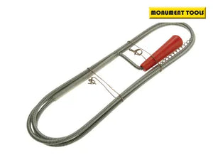 Waste Cleaner 12ft galvanised steel wire with gripping handle