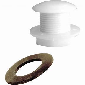 Overflow White Hole Stopper 3/4