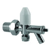 15mm Radiator Angled Valve Drain Off Lockshield 15mm x 1/2