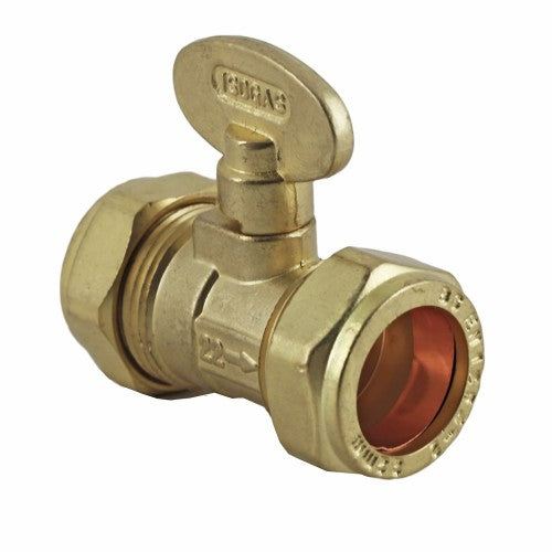 Brass C + C ISO Gas Valves**Masterflow**GKS Plumbing 8, 10, 15 OR 22mm