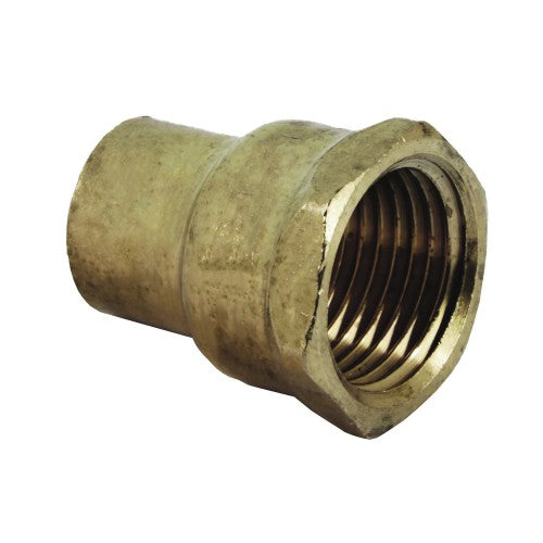 Endfeed Female Straight Connector 22mm x 3/4" F