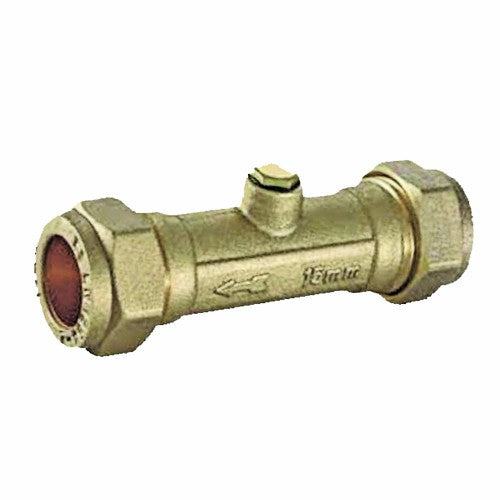 22mm Double Check Valve Brass