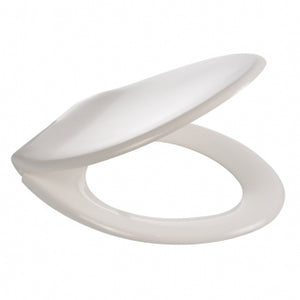 Celmac Sapphire White Toilet Seat & Cover With Plastic Hinges