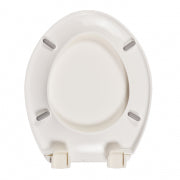 Celmac Sapphire White Toilet Seat & Cover With Plastic Hinges