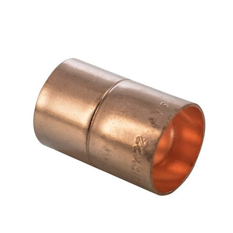 Endfeed Copper Adaptor coupler - 22mm x 3/4" IMP