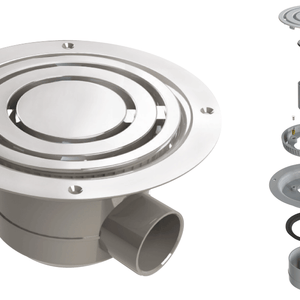 VINYL GRAVITY WETROOM WASTE**Impey Showers
