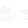 VINYL GRAVITY WETROOM WASTE**Impey Showers