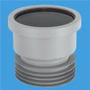 McAlpine DC1GR black drain connector 110mm DC1GR