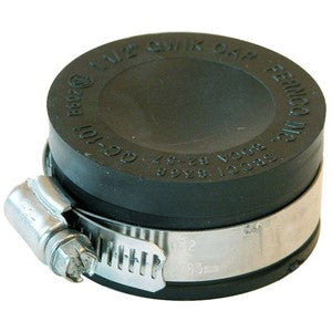 Flexible Rubber End Cap - 4"