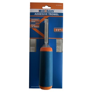 Adhesive-Trowel Krobahn - Adhesive Trowel - 4mm V Notch - 11"