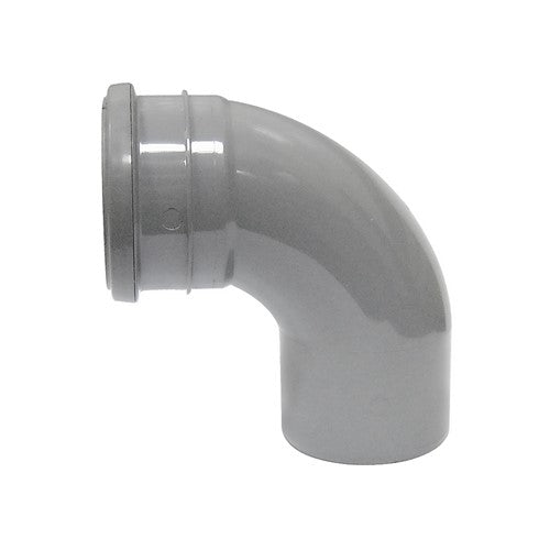 FloPlast SP161GR Single Socket Bend 92.5o Grey