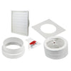 Manrose 7216W 1m Round Hose Kit White 120mm/5Inch