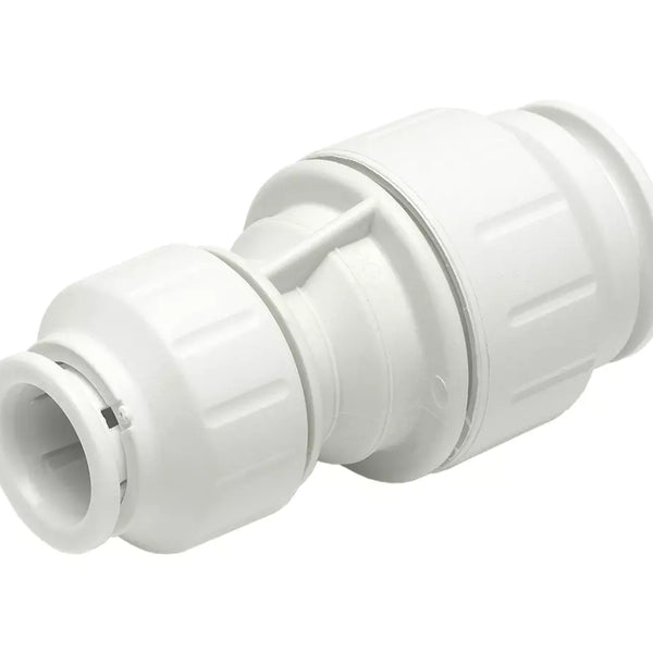 JG Speedfit white reducing coupler 15 x 10mm