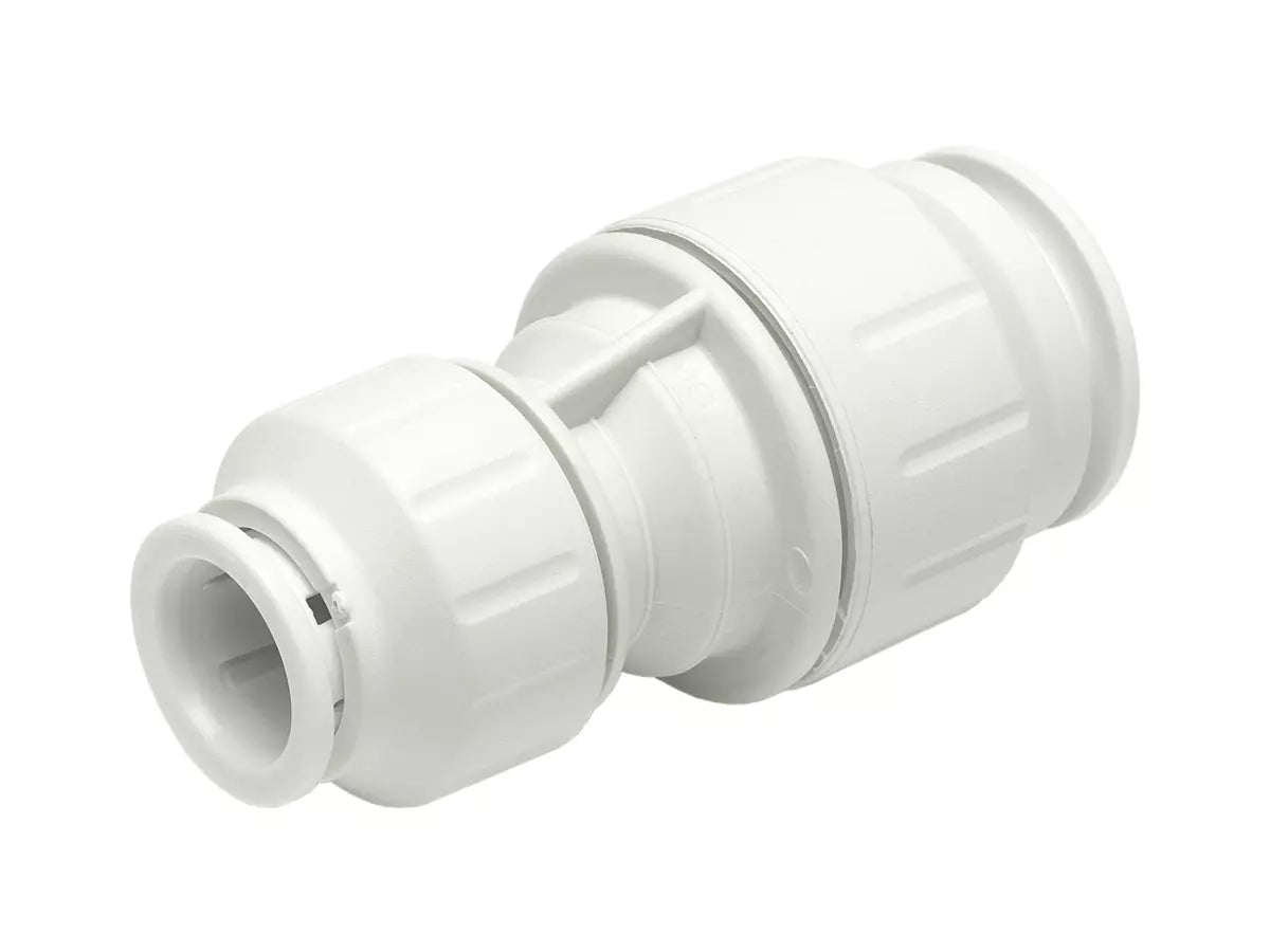 JG Speedfit white reducing coupler 15 x 10mm